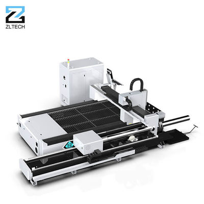 Tagliatrice del laser della fibra del tubo del metallo di CNC 3015 1500x3000mm per lo strato di alluminio d'acciaio del tubo